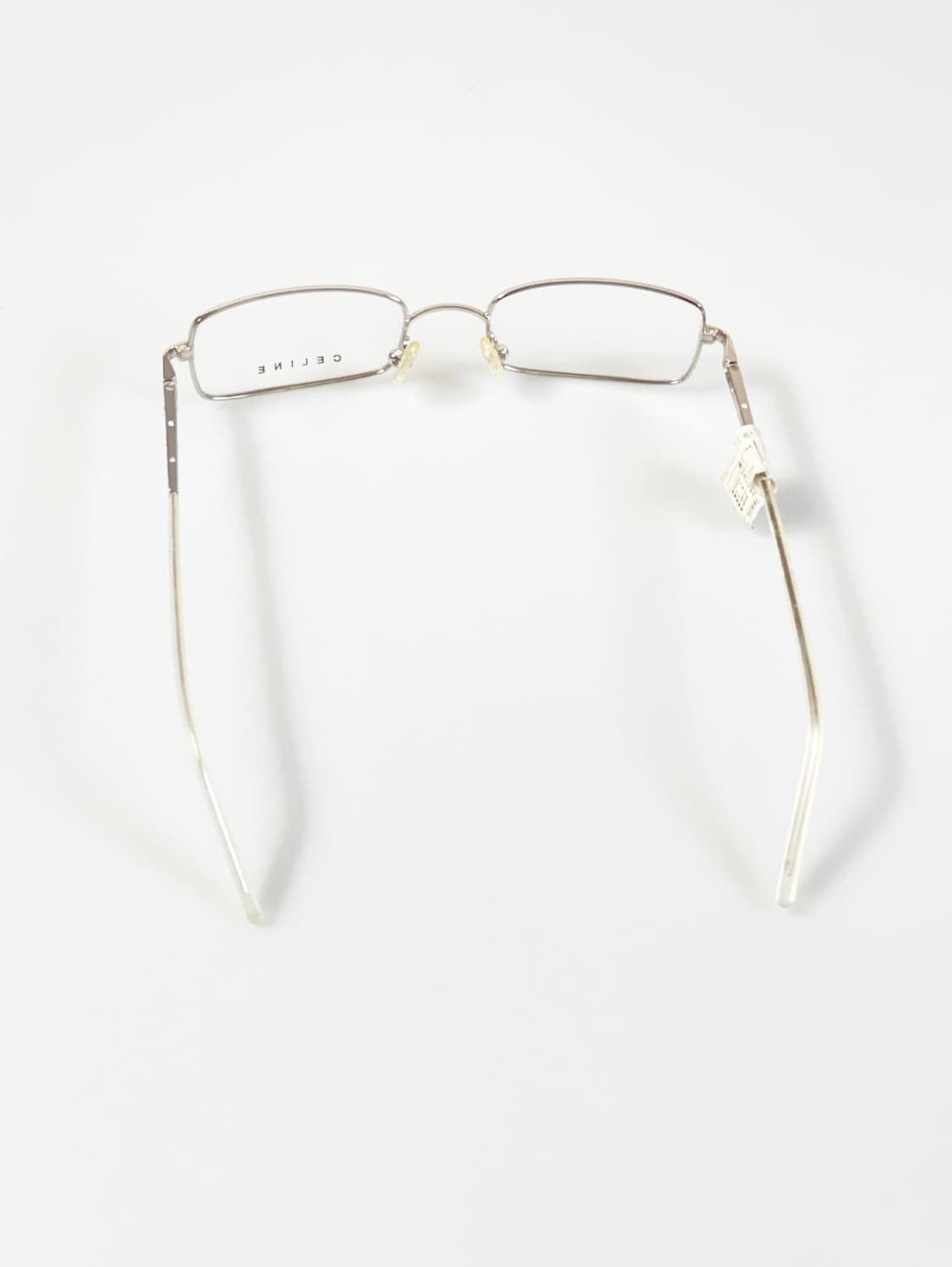 CELINE 셀린느 실버 메탈 슬림 스퀘어 빈티지 안경 상품이미지6