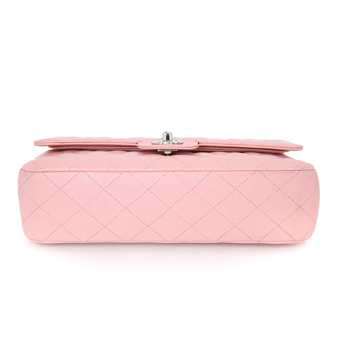 샤넬 클래식 캐비어 미듐 핑크 빈티지 체인 숄더백 A01112 상품이미지6