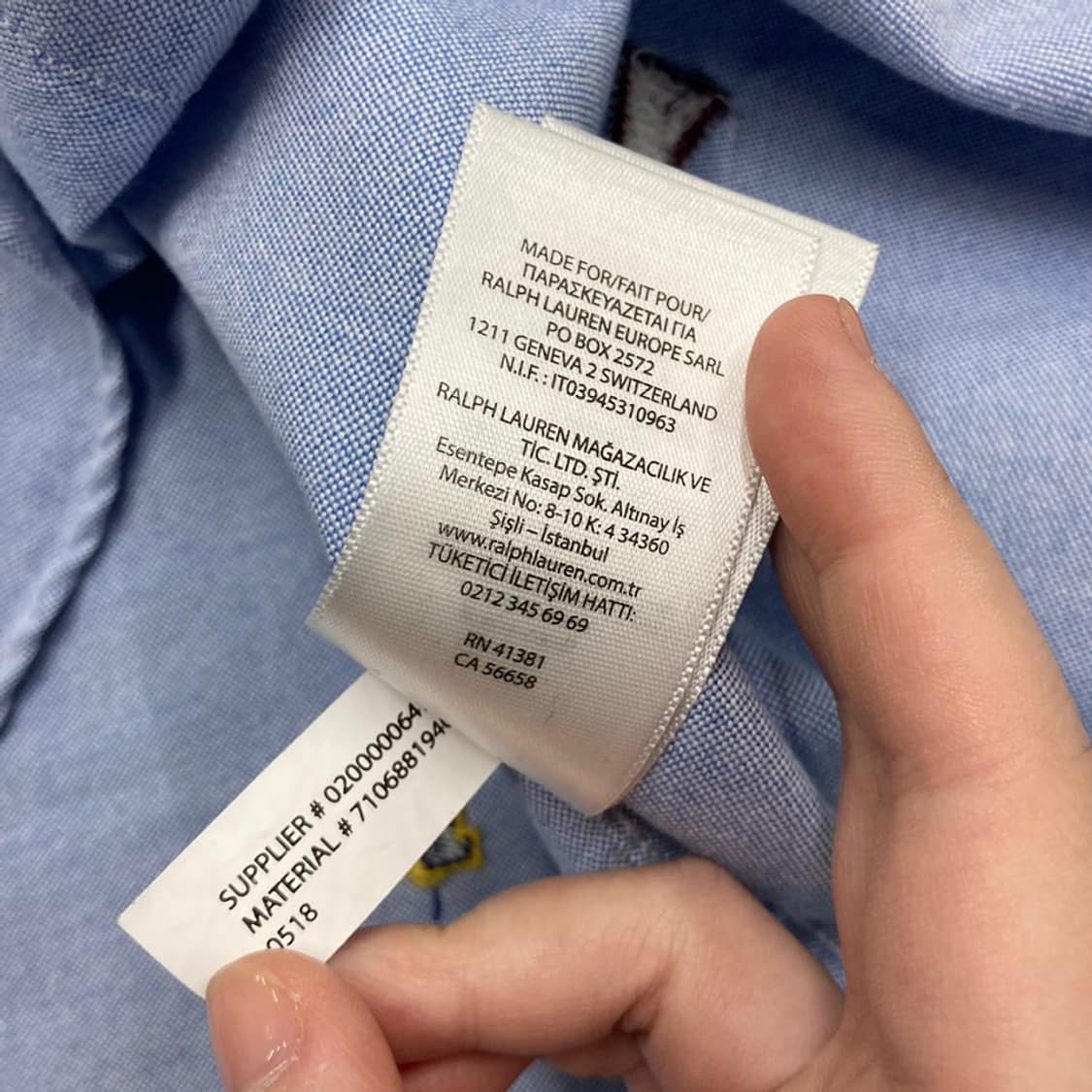 Polo 폴로 랄프로렌 신형 시그니처 멀티 자수로고 소 상품이미지8