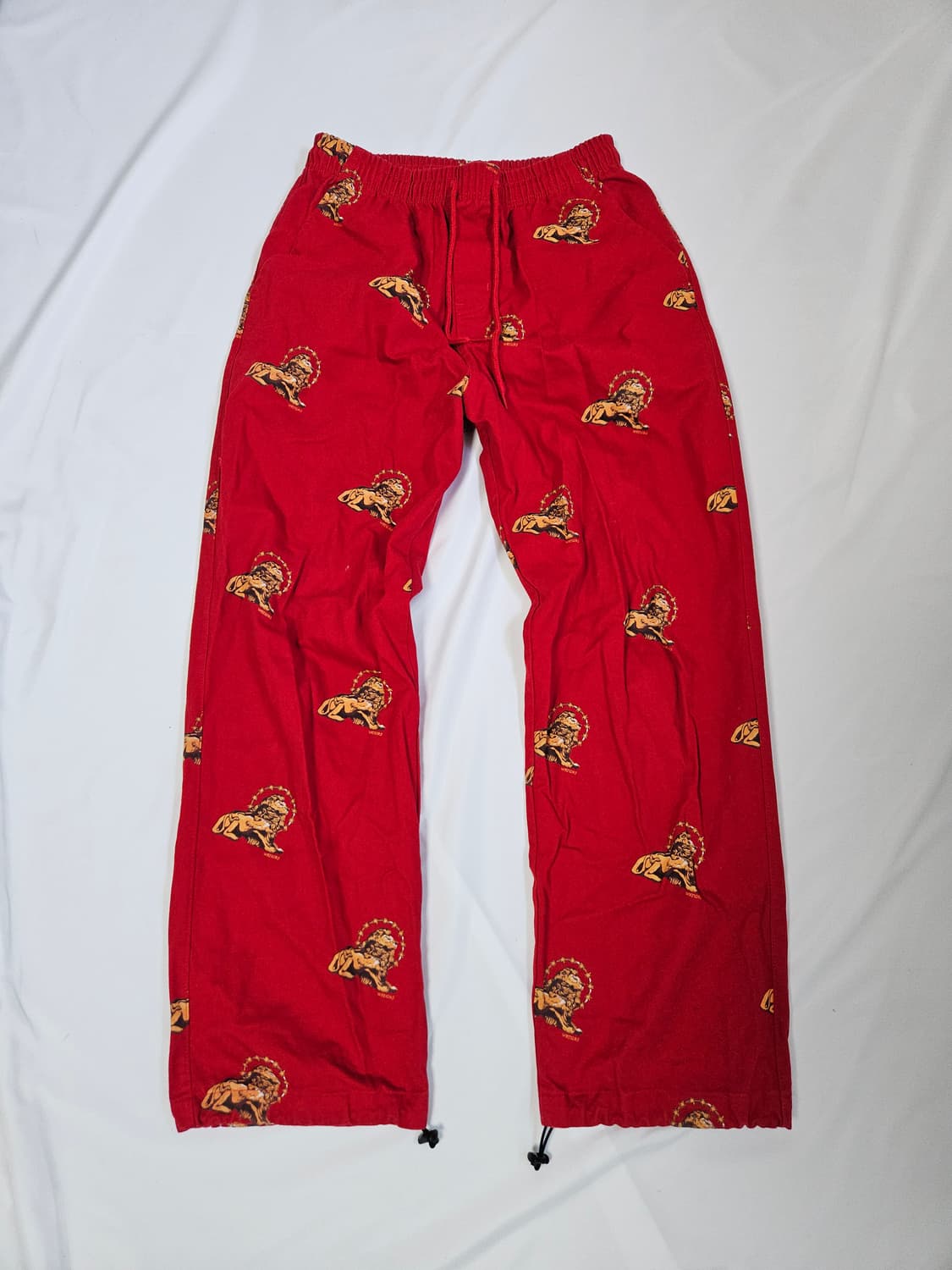 위켄더스 레드 사자 킹 코튼팬츠 워크팬츠 바지 L 상품이미지1