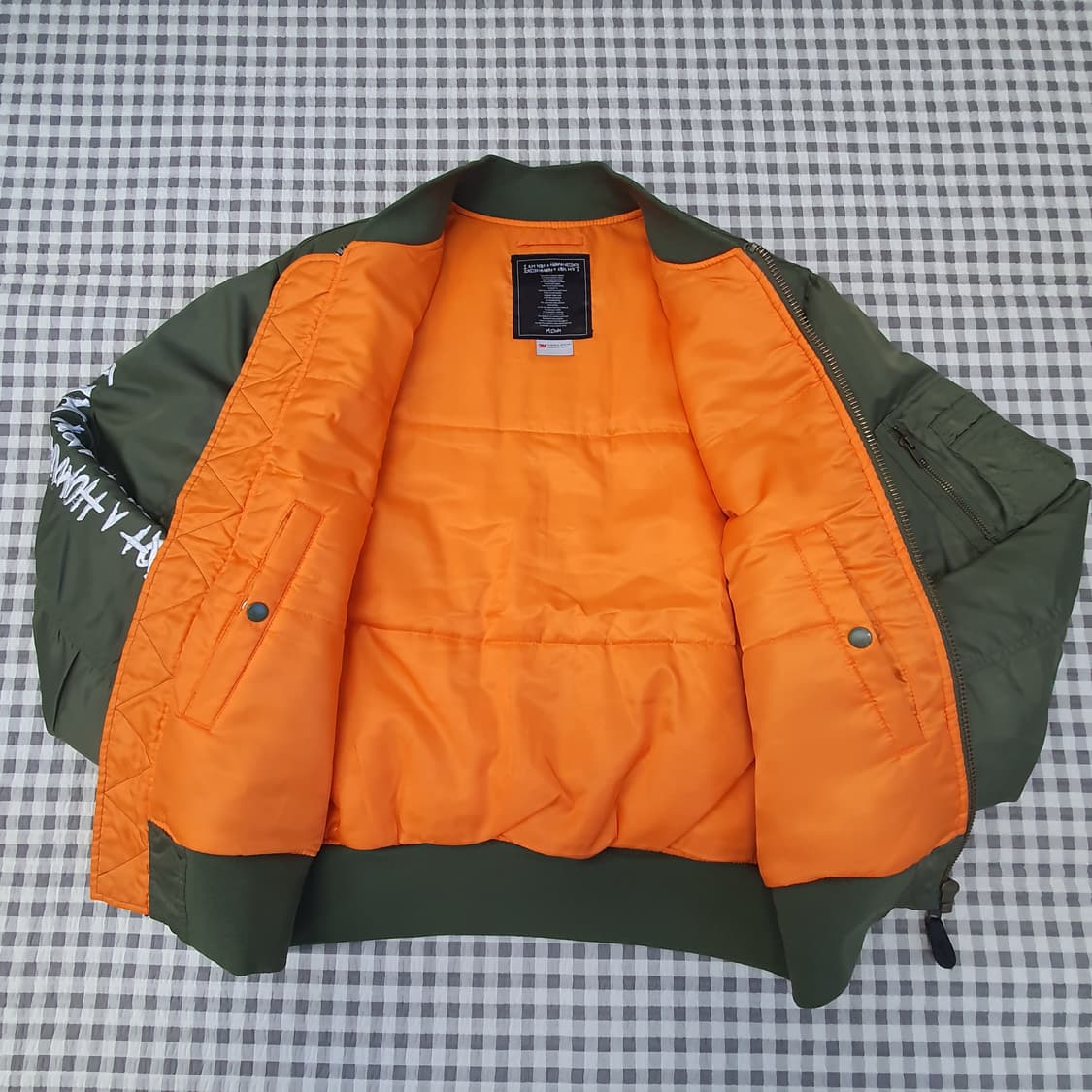 아임낫어휴먼비잉 MA-1 오버핏 항공점퍼 남자95~100 상품이미지7