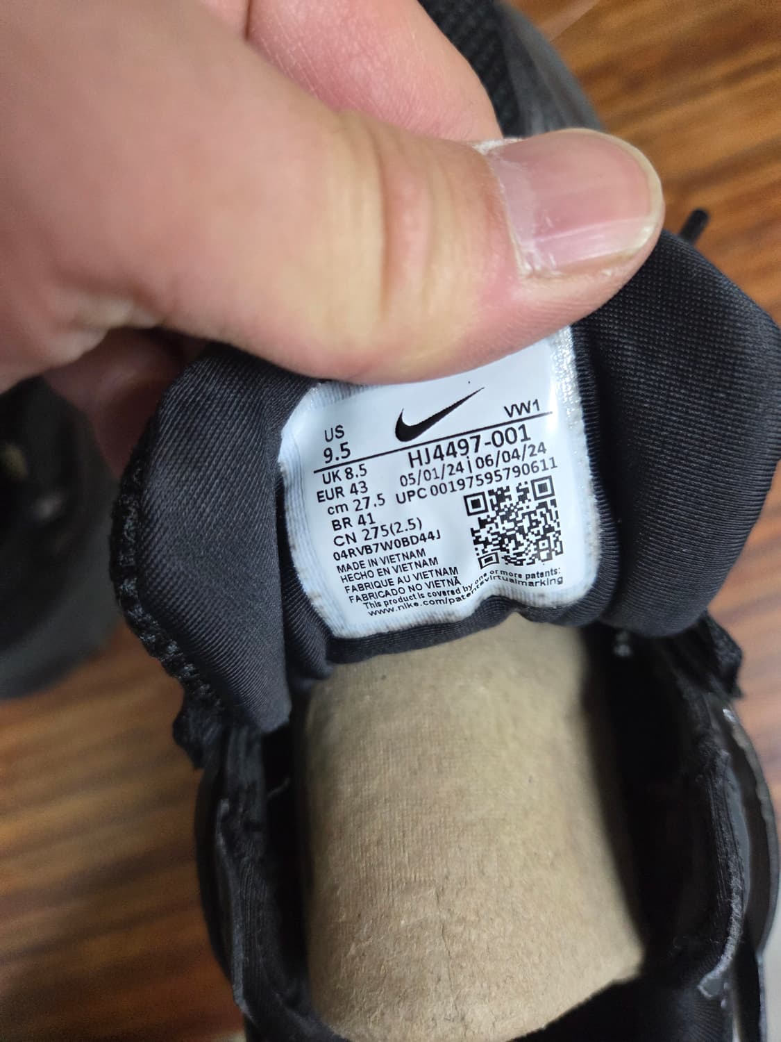 나이키 v2k 런 블랙 275 상품이미지6