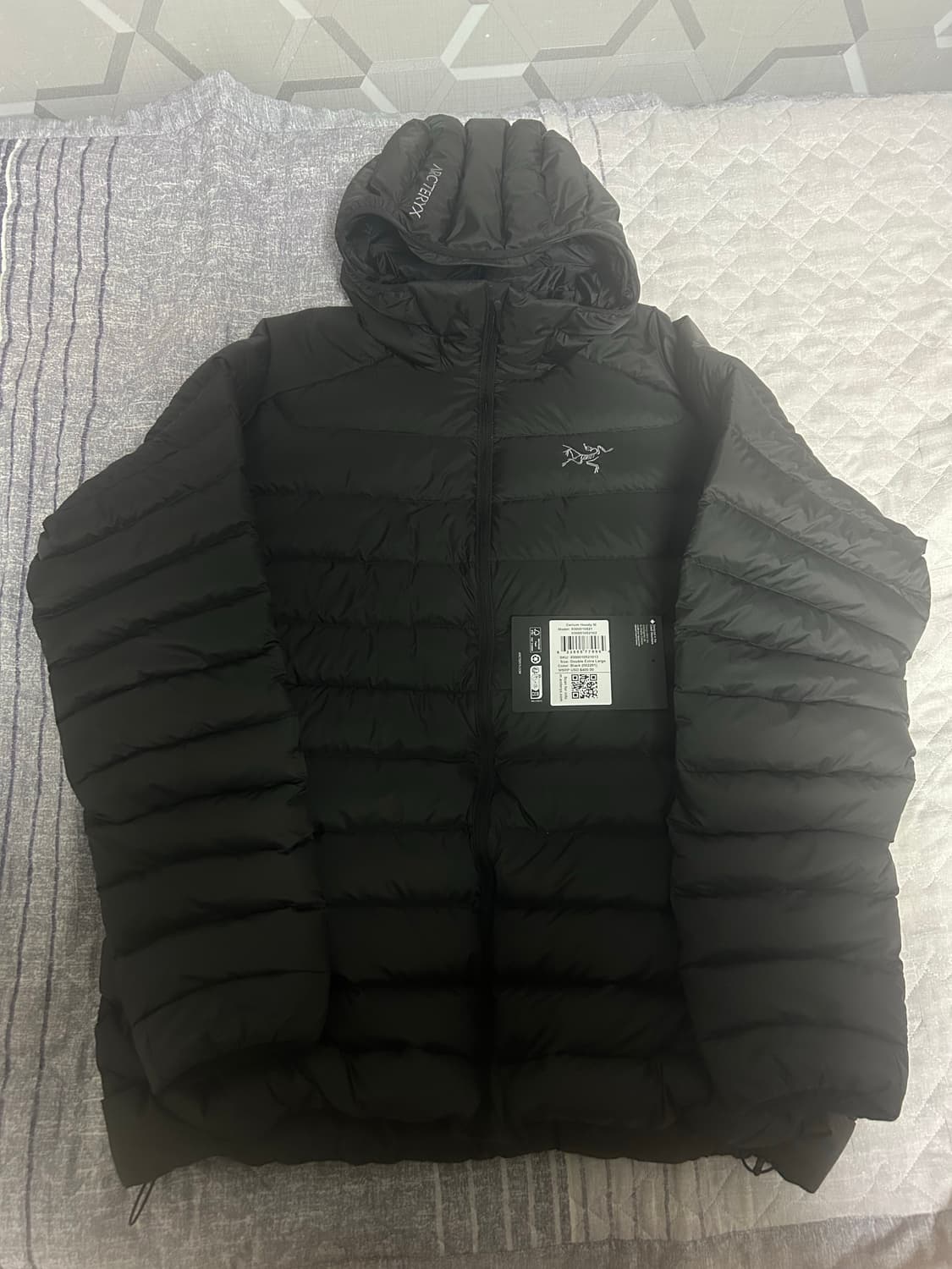xxl)25fw 아크테릭스 세륨 후디 블랙 상품이미지1