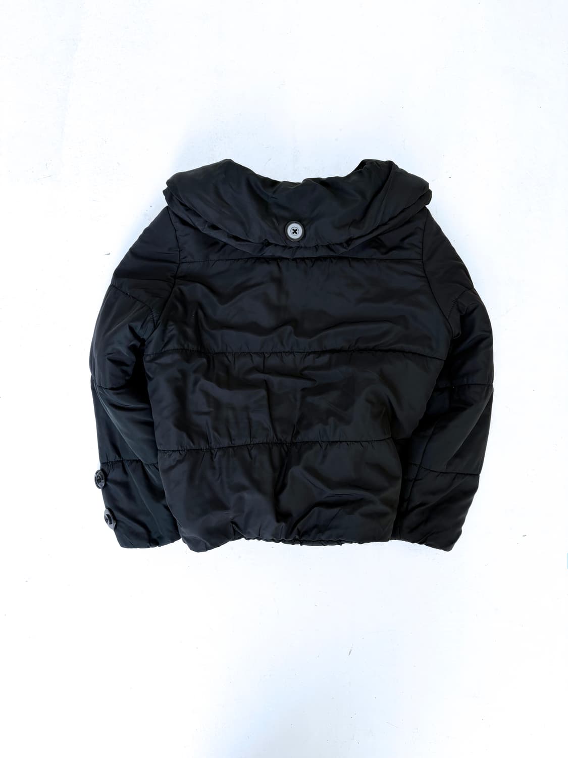 Custom🐾)Big Buttons frill padded jumper 상품이미지9