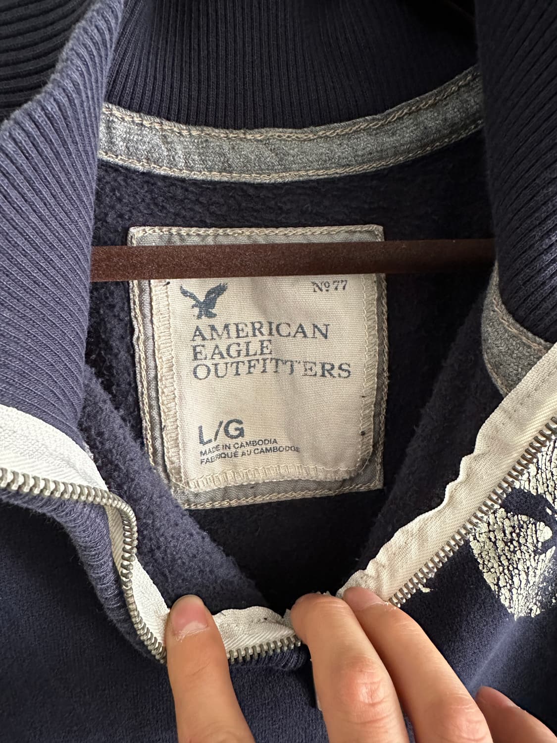 아메리칸 이글 American Eagle 하프집업 스웻 상품이미지4