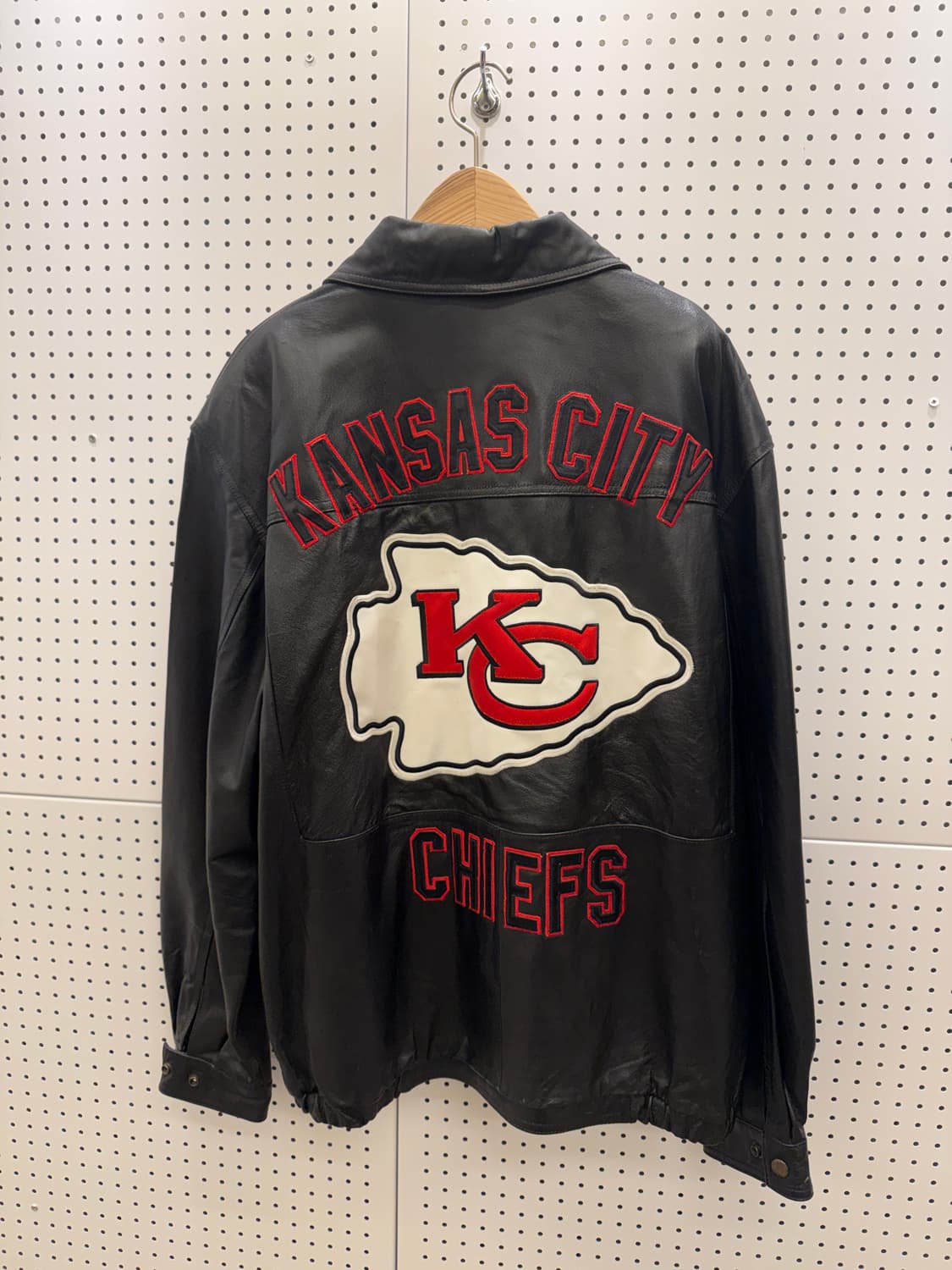 빈티지 캔사스 시티 리얼레더 자켓 U676 상품이미지3