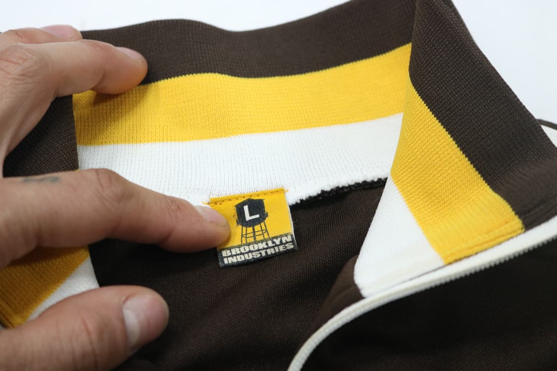 브루클린 인더스트리 빈티지 브라운 사이드라인 트랙탑 (L) 상품이미지8