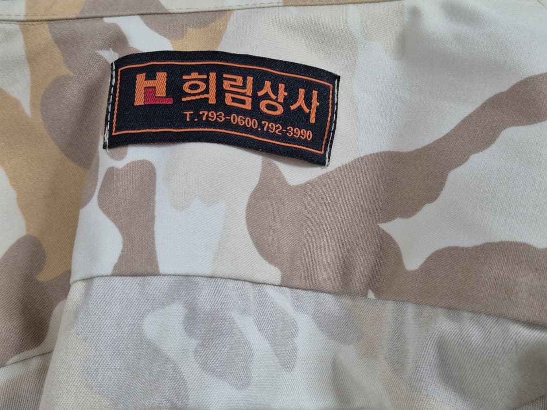 육군 구형 자이툰 부대 사막복 상병 전투복 상의 자켓 (M) 상품이미지10