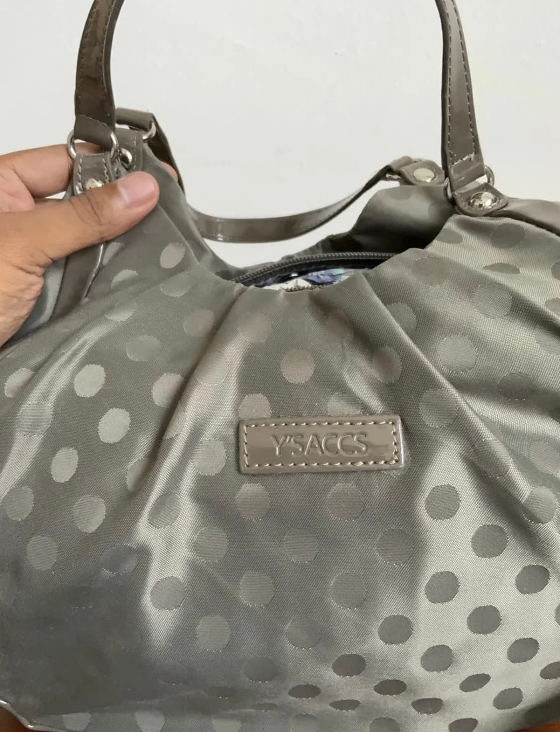 (상태 s급) 요지야마모토 도트 숄터백 상품이미지2