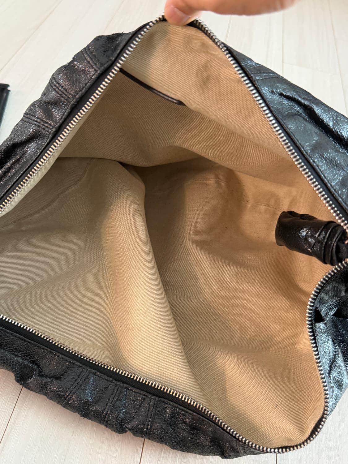 르메르 코티드코튼 라지 블랙 크루아상 백(범백) 상품이미지3