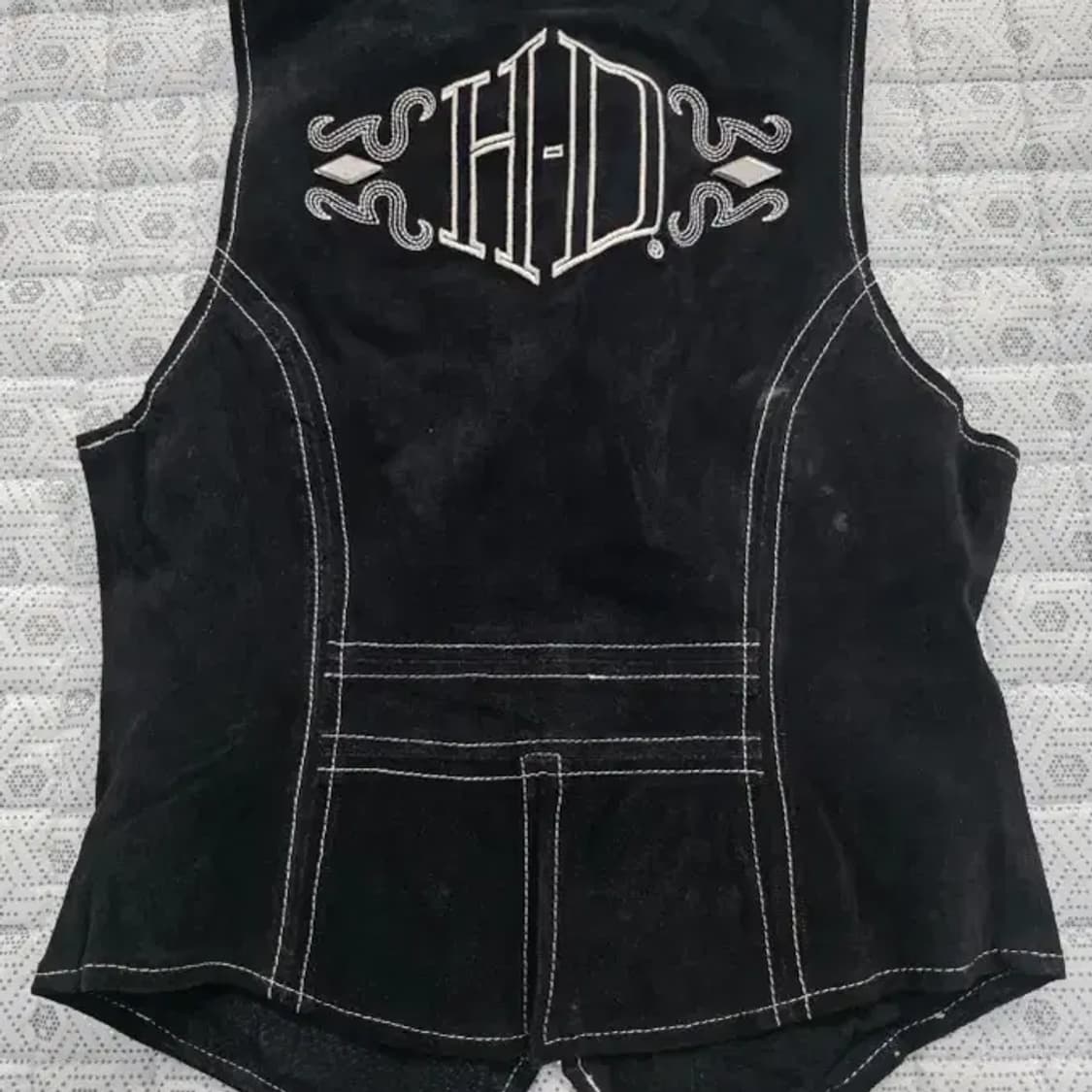 할리데이비슨 여성 스웨이드 레더 베스트 S 상품이미지5