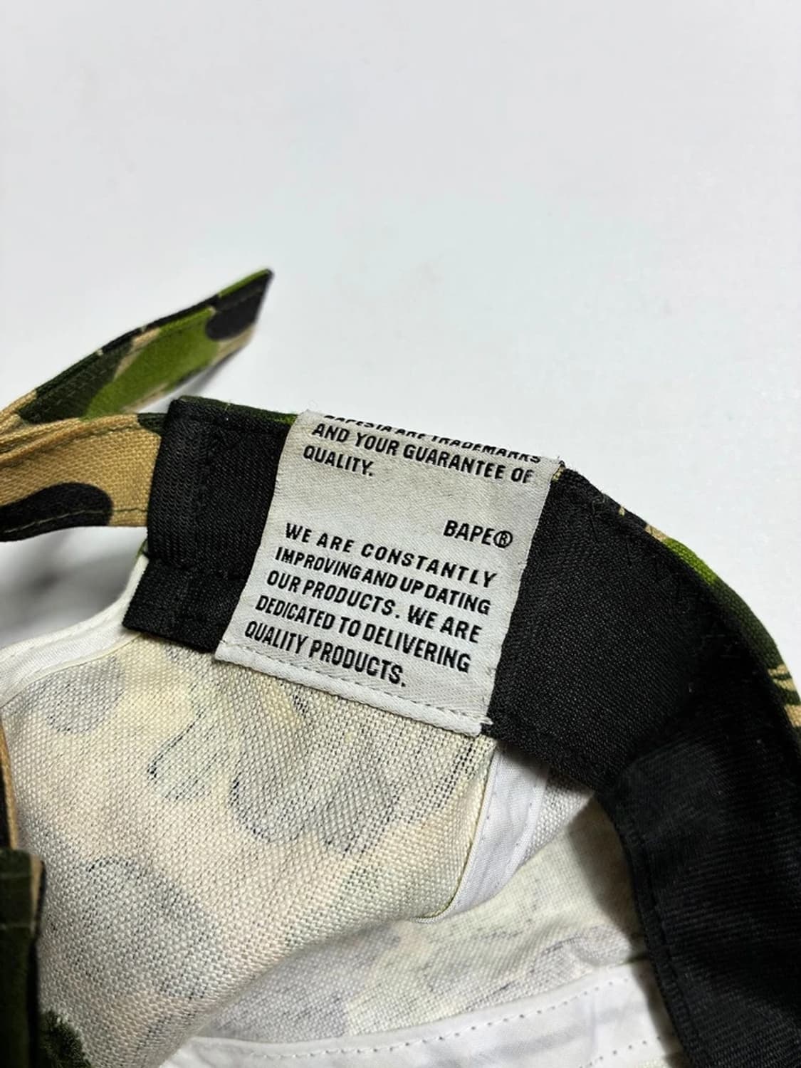 베이프 BAPE ABC 카모 에이프 헤드 볼캡 PR2295 상품이미지7
