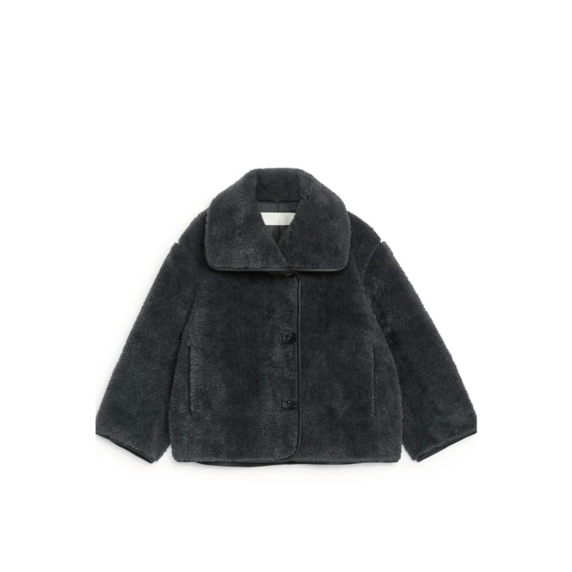 새상품 아르켓 숏 파일 자켓 포 퍼 자켓 다크그레이 XS 상품이미지1