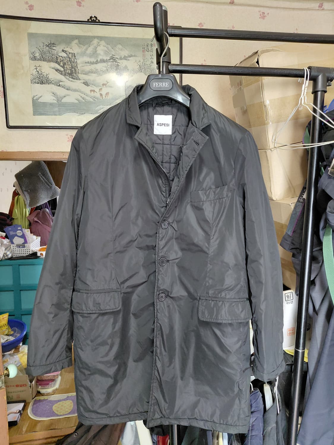 [아스페시]써모어 패딩 코트 M(100)사이즈 상품이미지1