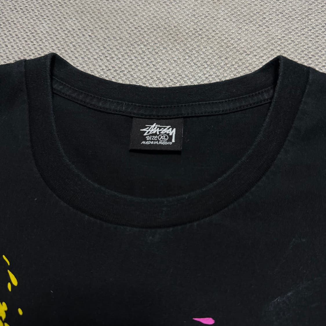 스투시 월드투어 페인팅 반팔티 상품이미지2