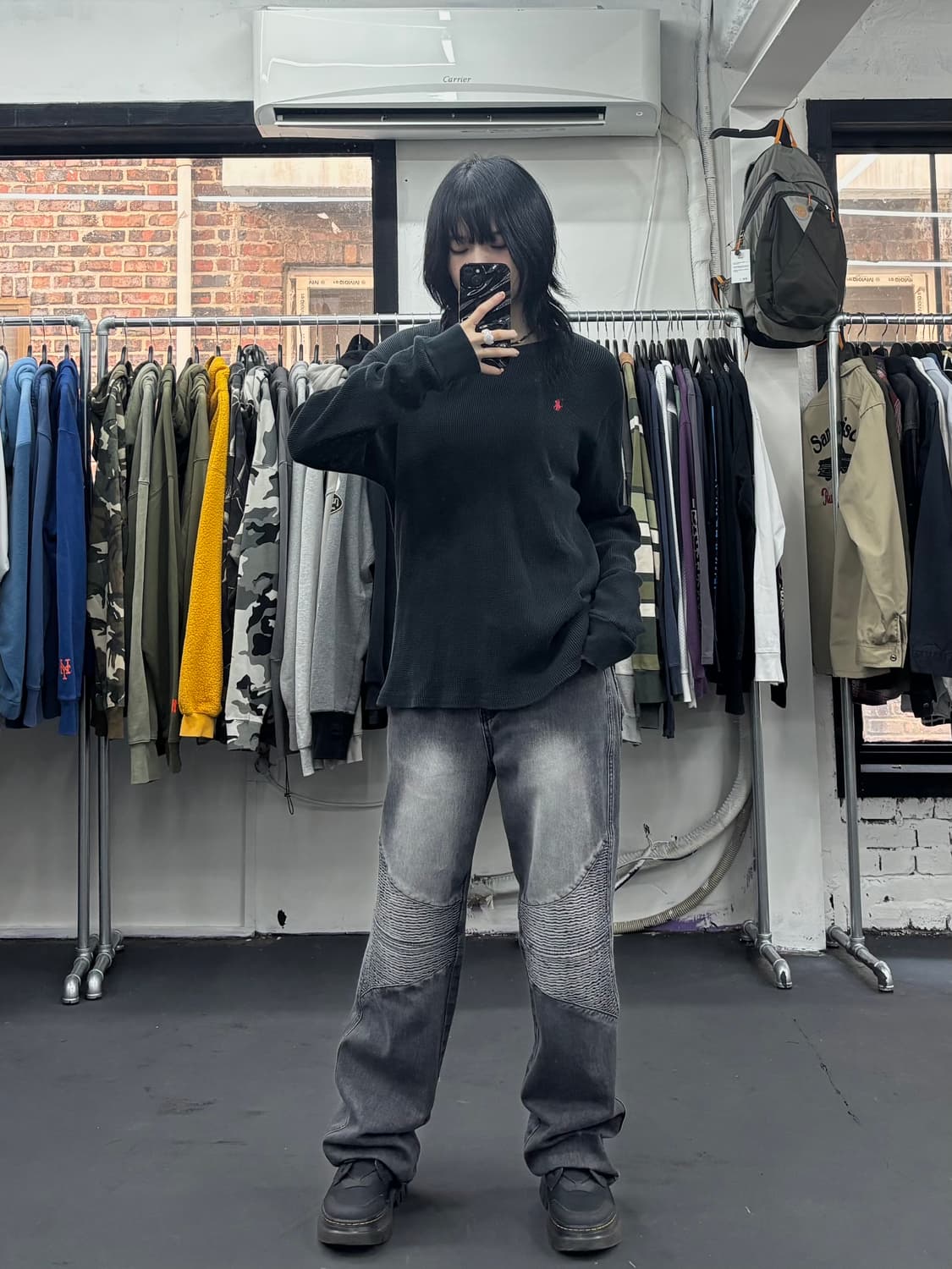 폴로 랄프로렌 와플 롱슬리브 상품이미지3
