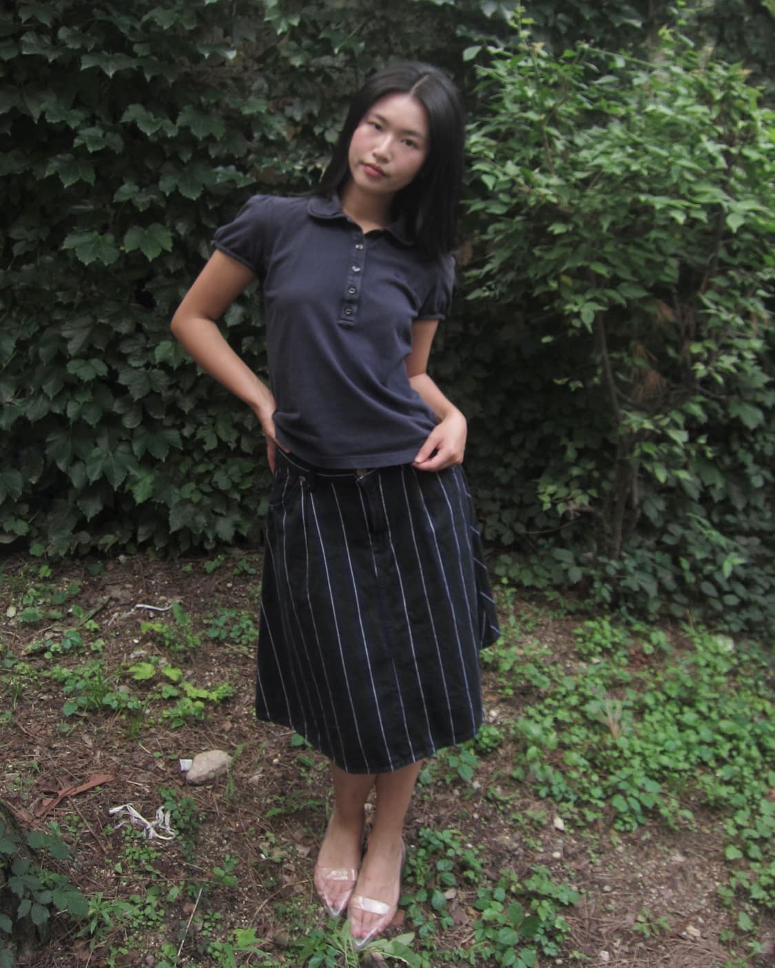 vintage Lee midi skirt 상품이미지5