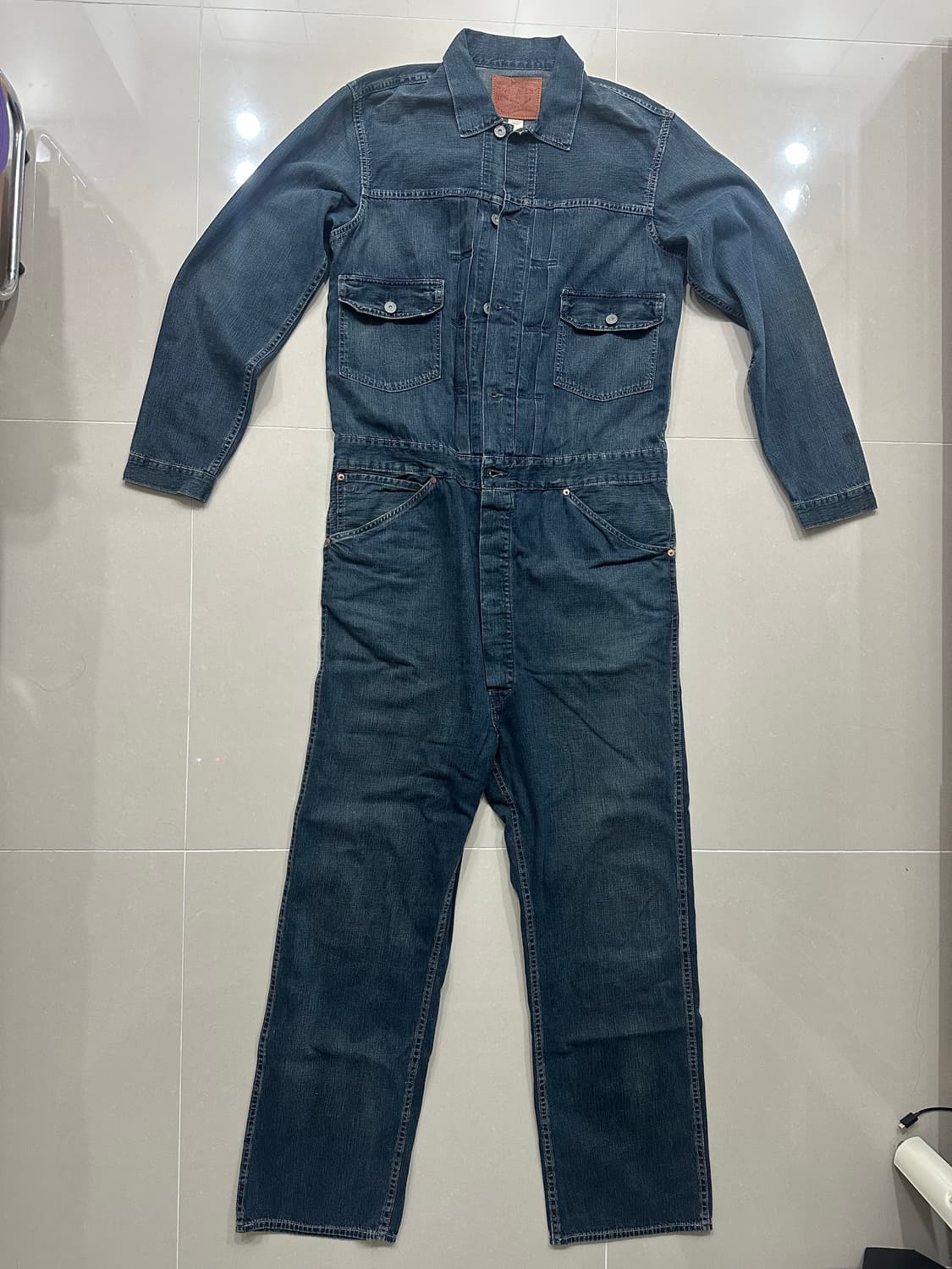 더블알엘 데님 커버올 (점프수트) 상품이미지1