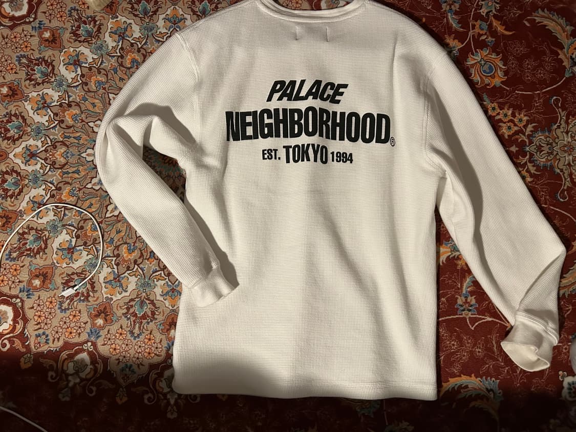 팔라스 x 네이버후드 와플 저지 화이트 상품이미지2