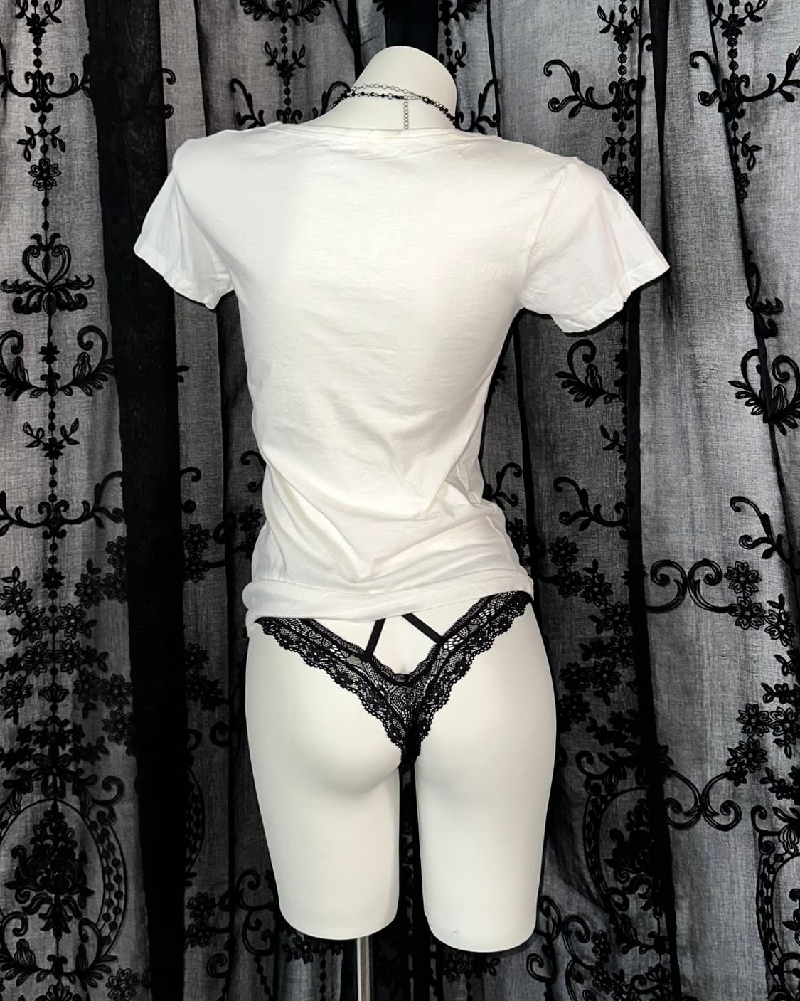 kitch white short-sleeve 상품이미지3
