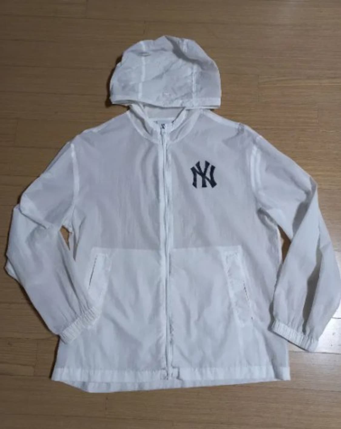 MLB키즈화이트홑겹점퍼165 상품이미지2