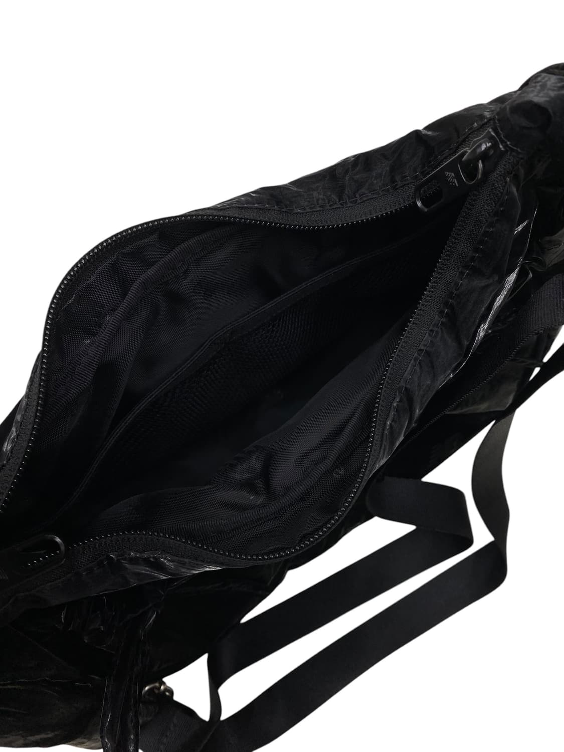 뉴발란스 블랙 드로우스트링 새틴 크로스백 상품이미지3