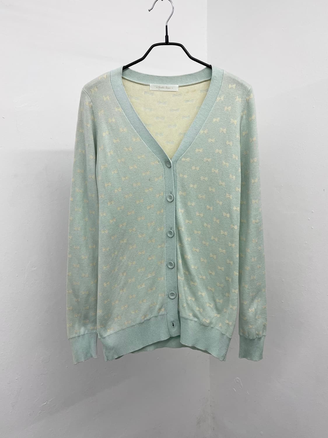 민트코어 키치 리본 가디건🎀 상품이미지4