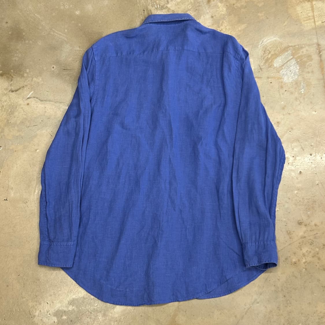 L 폴로랄프로렌 릴렉스드핏 블루 린넨 셔츠 상품이미지3