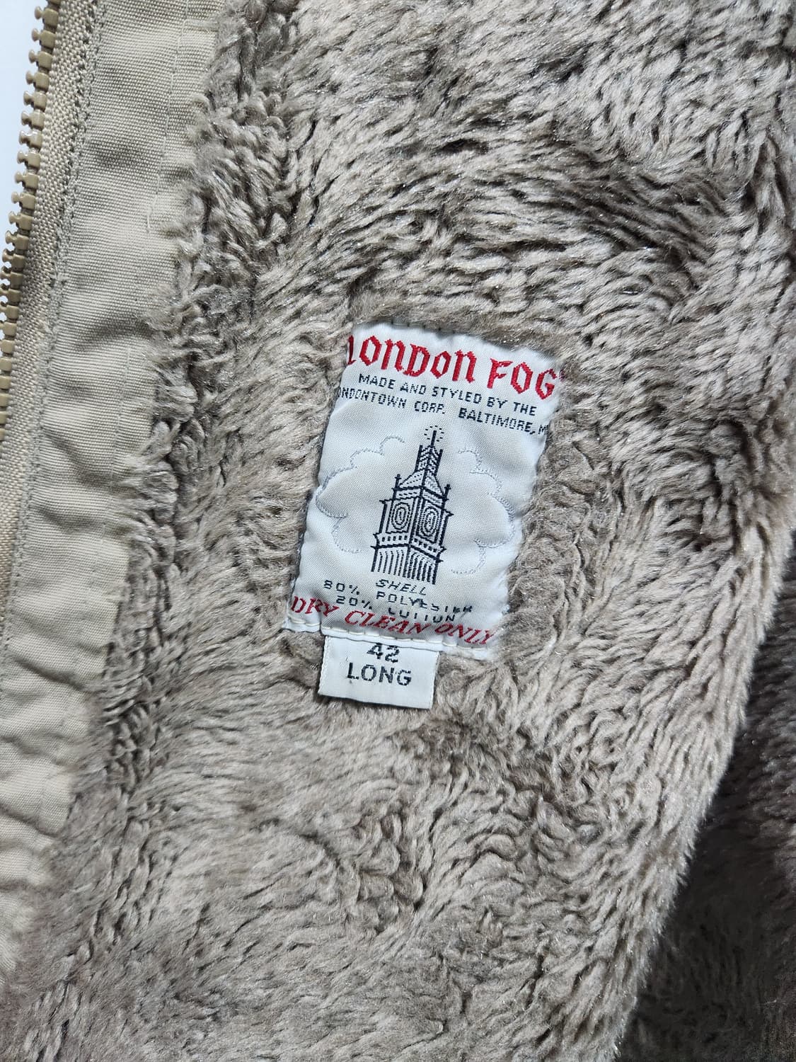 80s 런던포그 B-9 블루종 자켓(USAmade) 상품이미지6