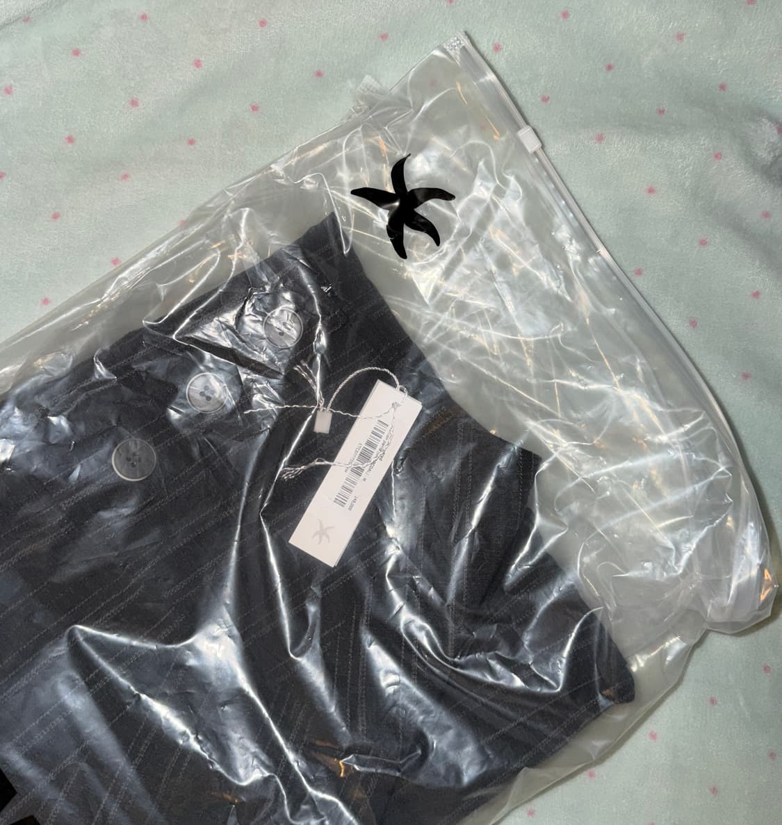 더콜디스트모먼트 스커트 레이어드 팬츠 차콜m 팝니다 (새제품) 상품이미지4