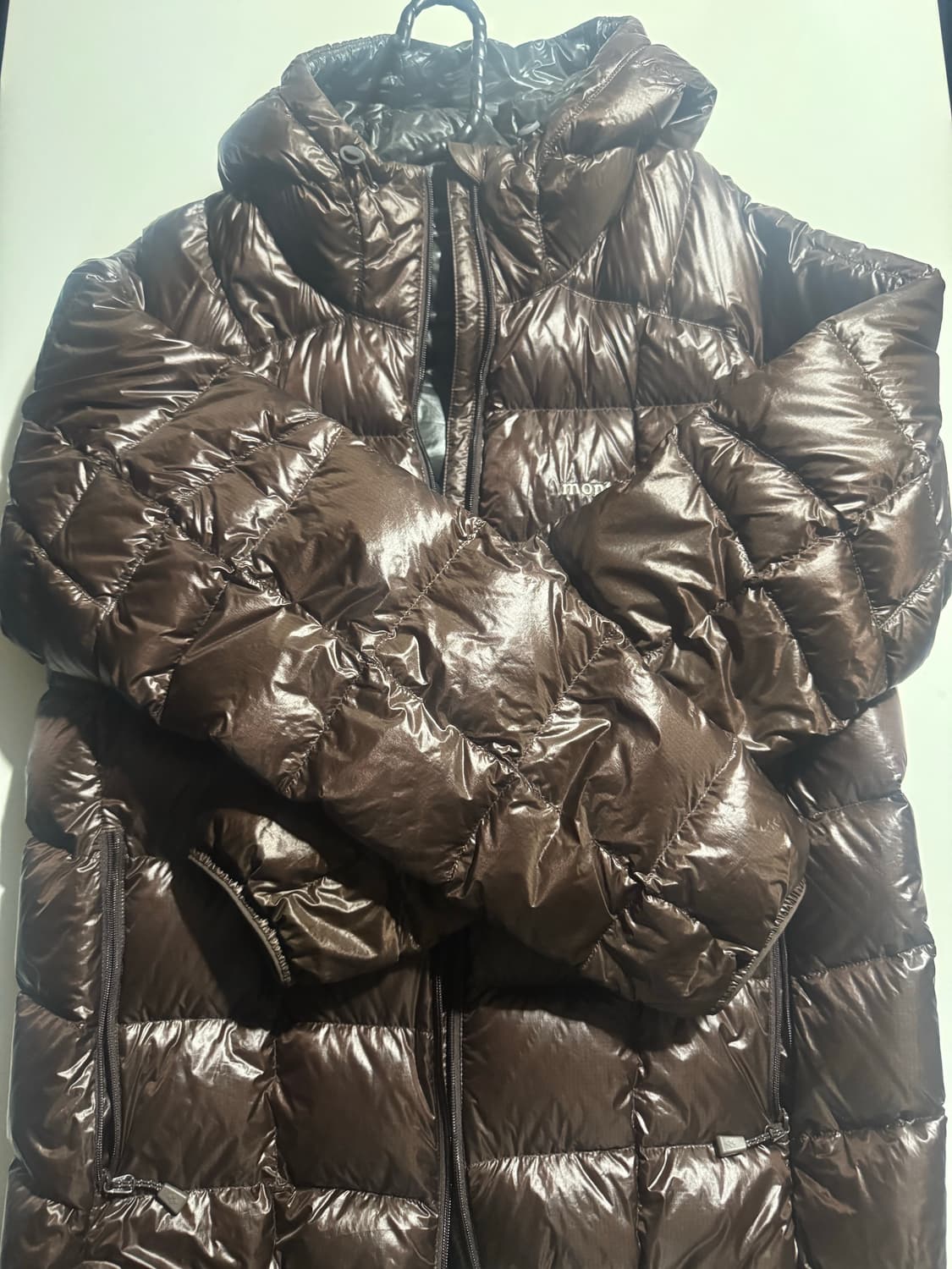 몽벨 수페리어 다운후디 초코 상품이미지2