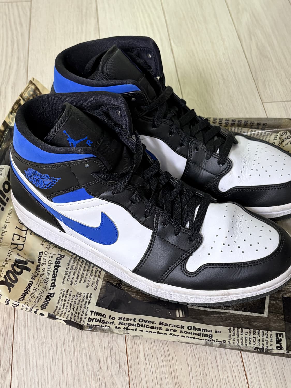 조던 미드 레이서 블루 275사이즈 상품이미지2