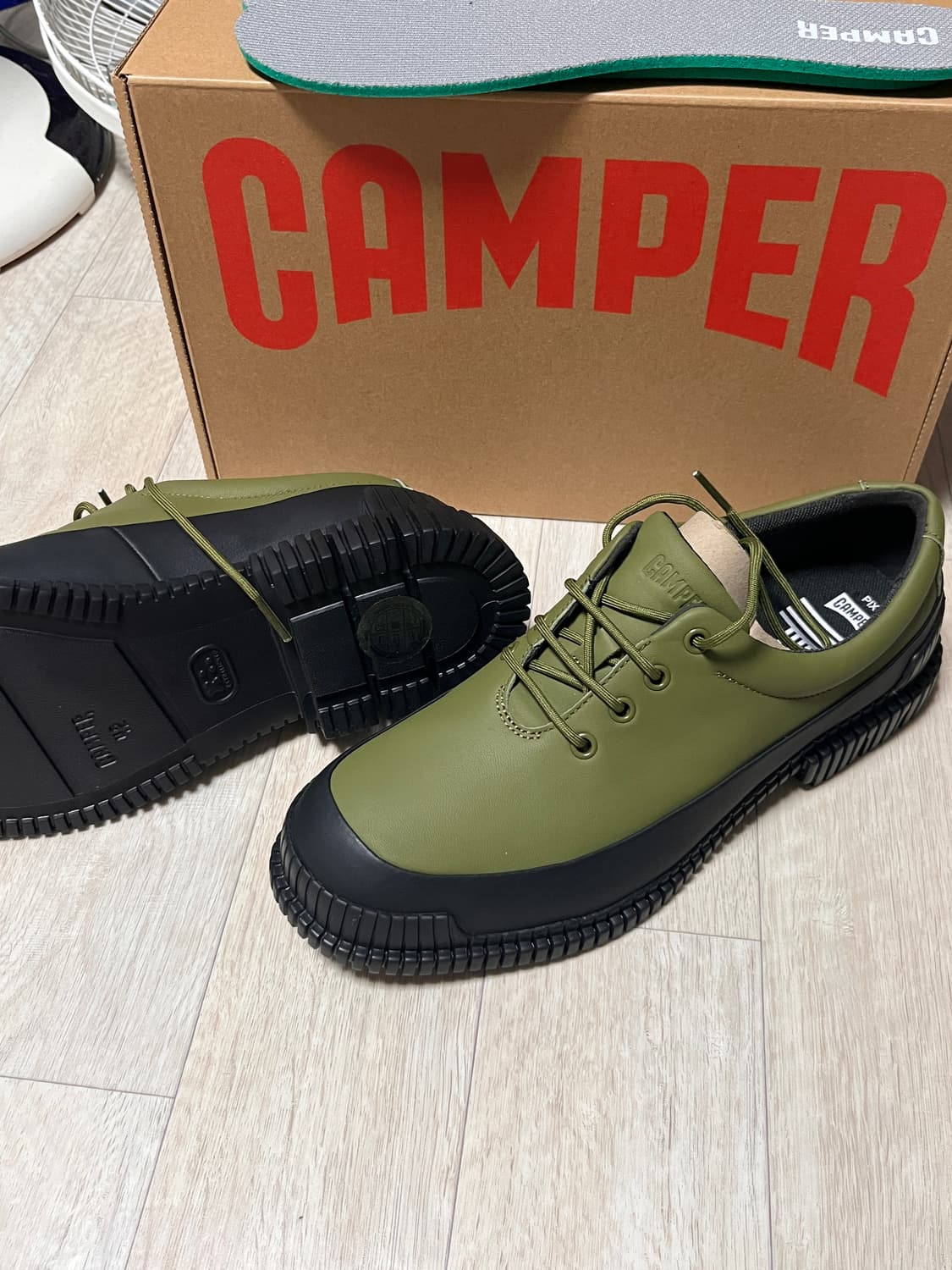Camper 로퍼 K100360 053 PIX 0 카키(EU42) 상품이미지3