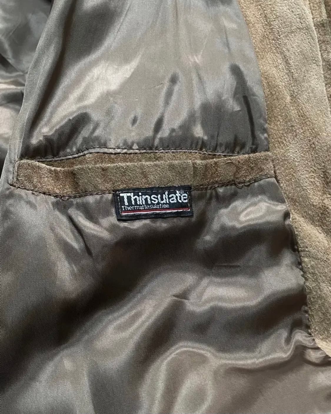 LLBEAN 엘엘빈 스웨이드 가죽 자켓 브라운 XL 상품이미지5