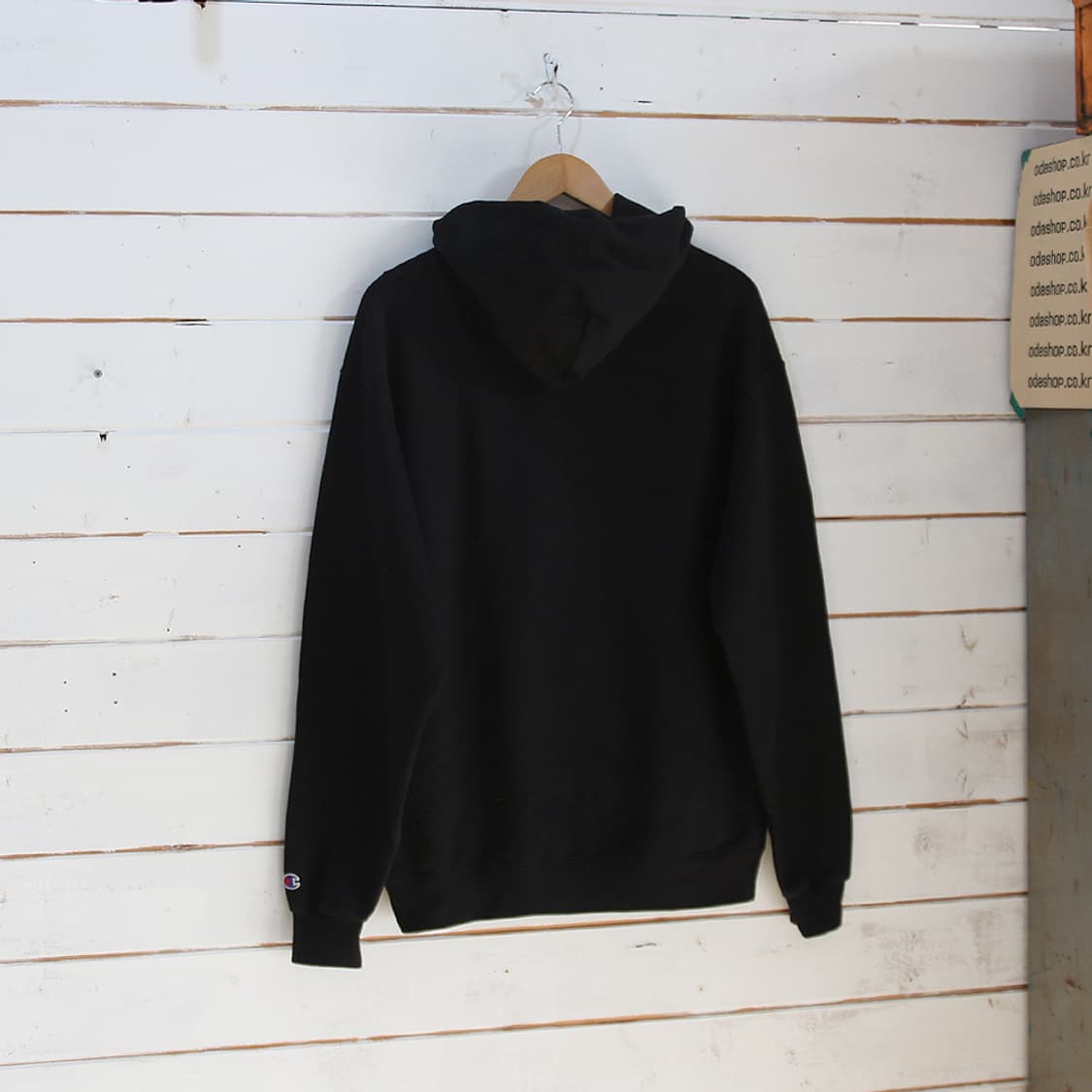 (착용컷) Champion 프린팅 후드 티셔츠 (남성용 100) 상품이미지2