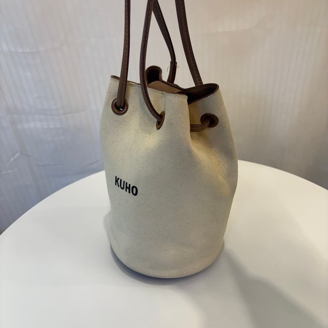 정품 구호 캔버스 버킷 토트백     상품이미지3