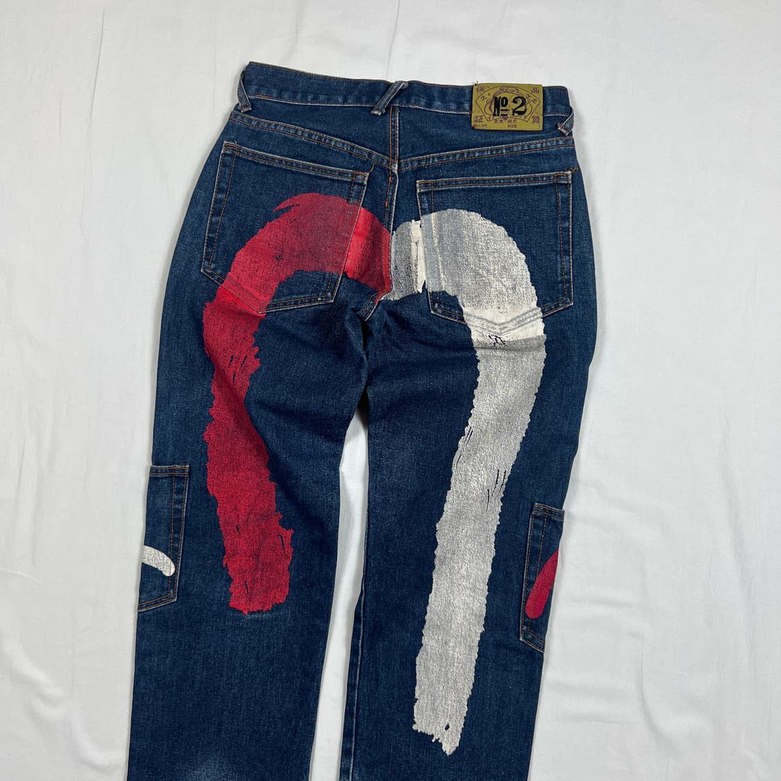 에비수 evisu 빅로고 멀티 포켓 데님팬츠 청바지 상품이미지8