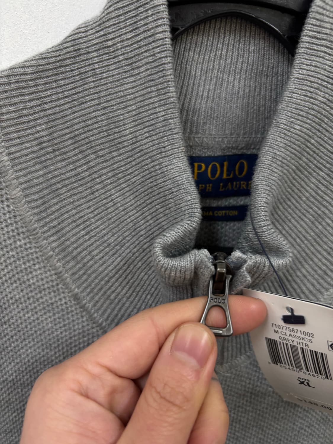 택부착) 폴로랄프로렌 울니트 집업 베스트 상품이미지4