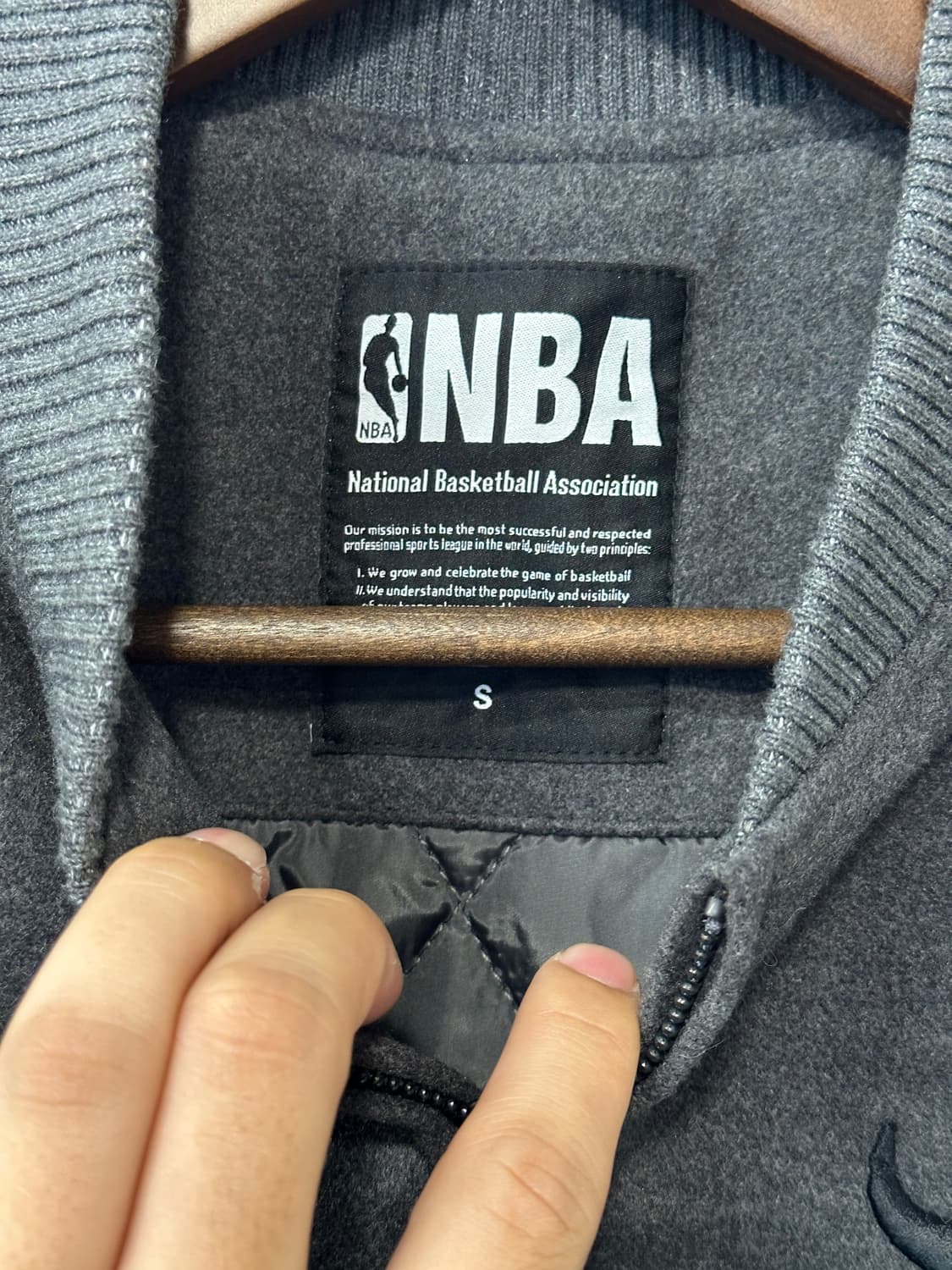 NBA 시카고불스 챠콜 자켓 S 상품이미지4