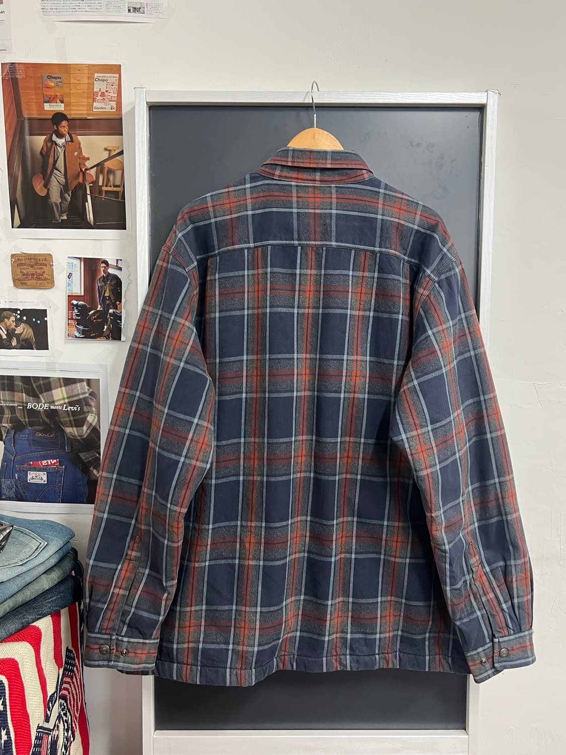 Carhartt 칼하트 허바드 셰르파 플란넬 셔츠 자켓 상품이미지10