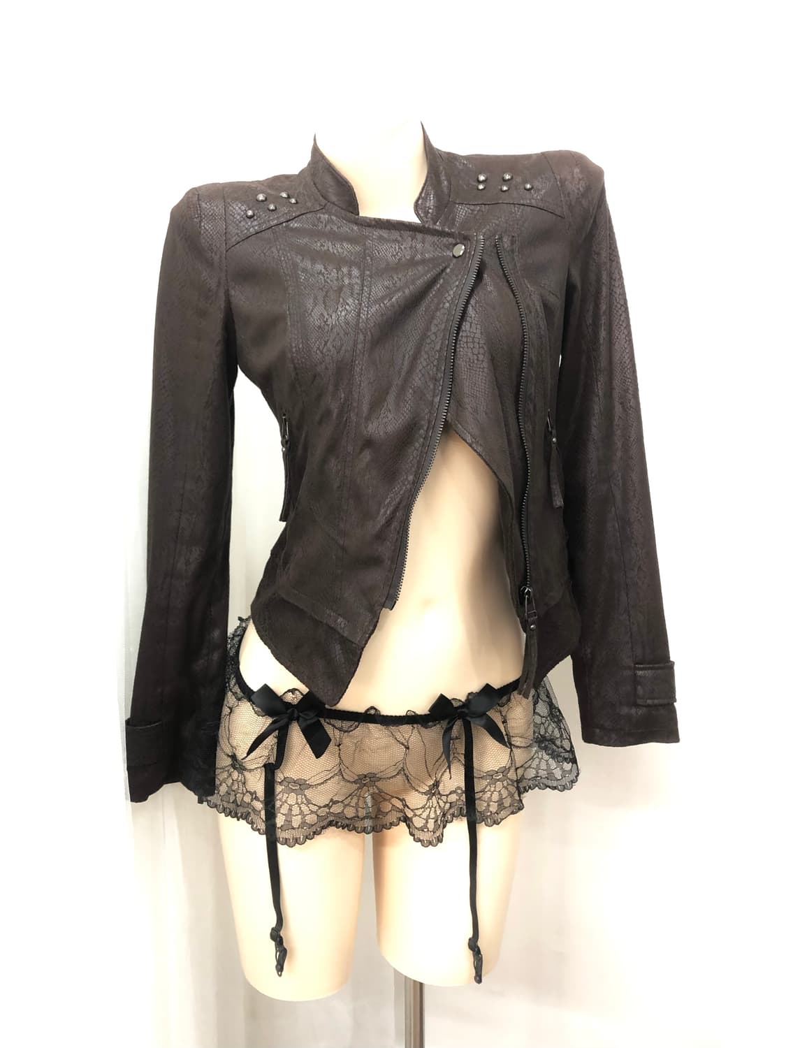 GGPX brown snakeskin leather jacket  상품이미지3