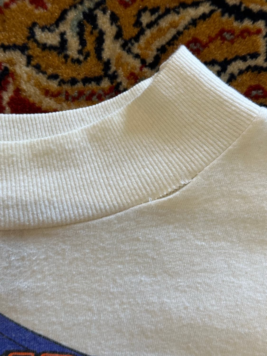 80s 할리데이비슨 "Fire Sleeve" Mock Neck - XL 상품이미지6