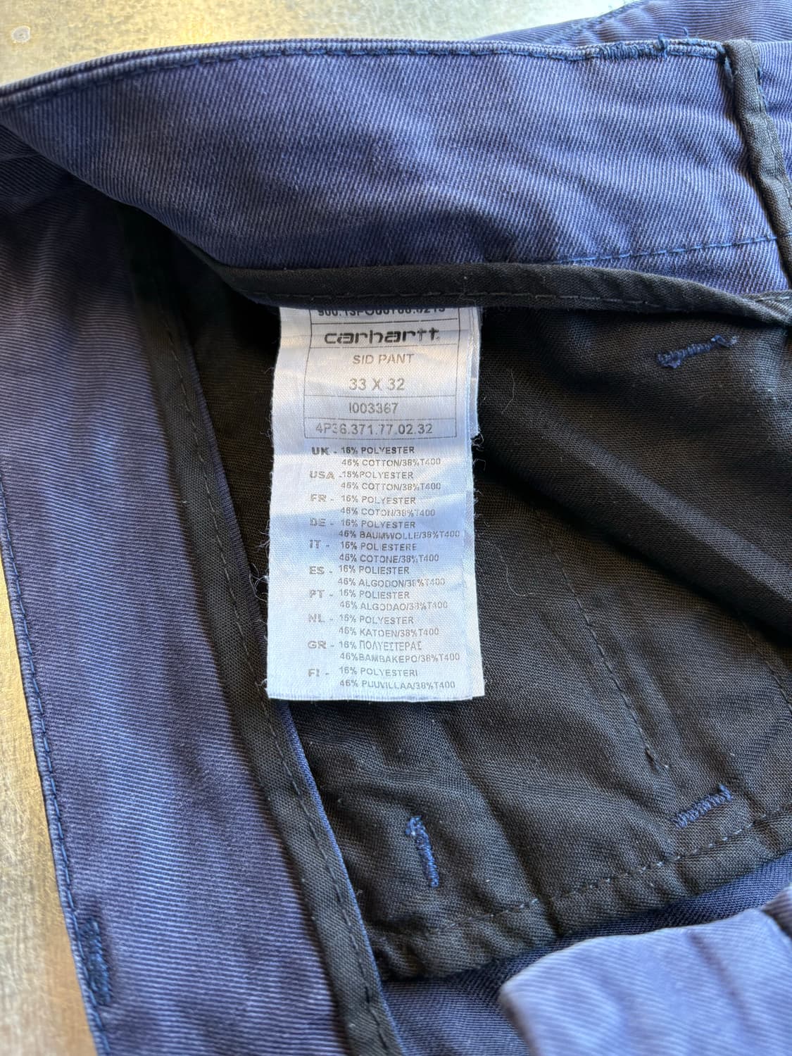 Carhartt Sid Pants 상품이미지3