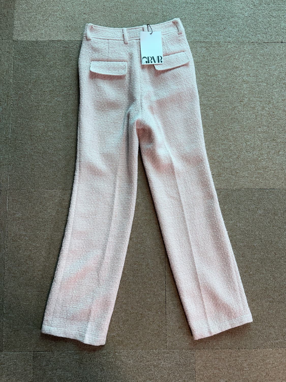 Grove연핑크 트위드 슬렉스  마른 55   새상품 상품이미지5