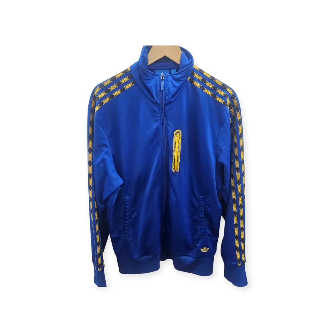 아디다스 트레포일 패턴 트랙탑 져지 블루 105(XL) 상품이미지2
