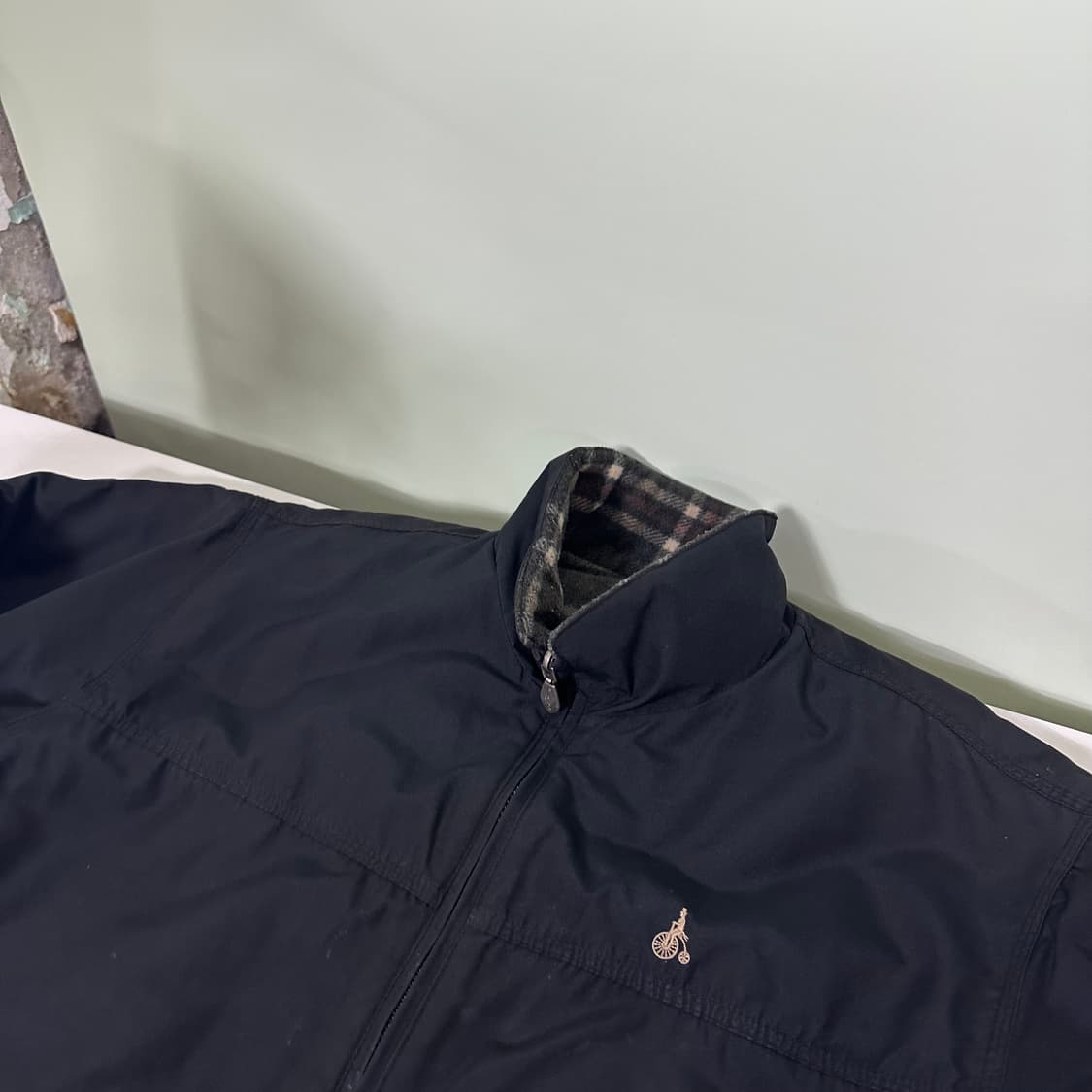 105 빈폴 블랙 리버시블 양면 후리스 점퍼 상품이미지4