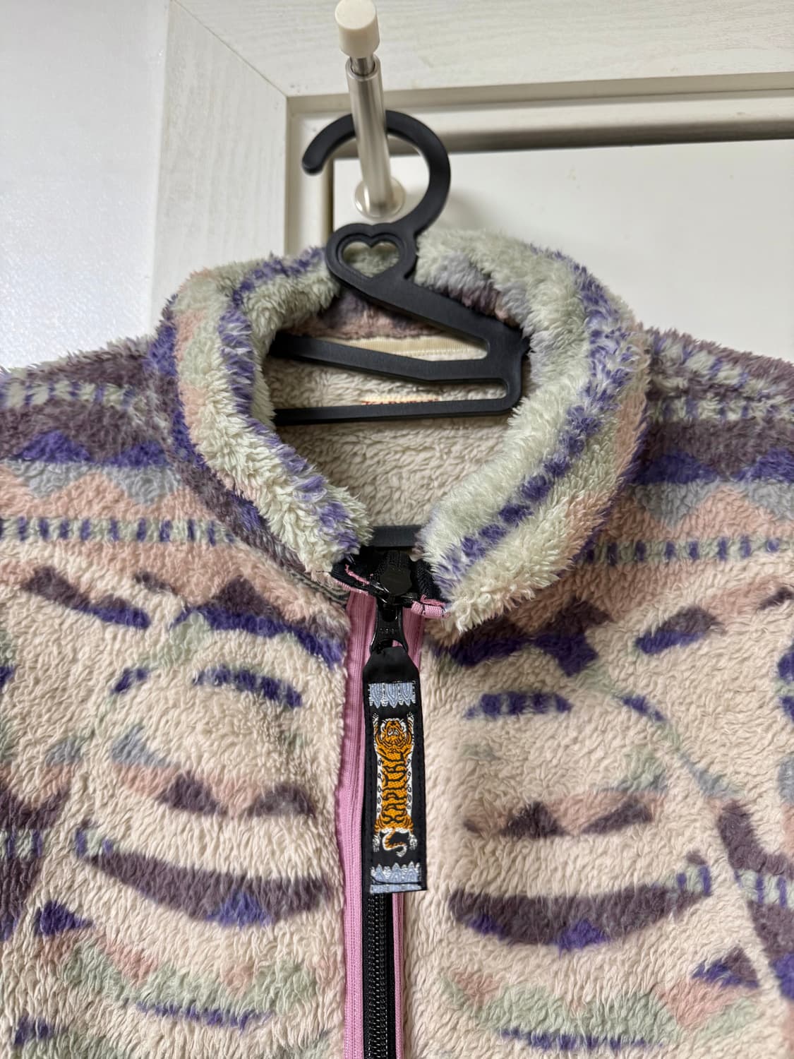 캐피탈 애슐랜드 스트라이프 앤 본 플리스 집 블루종 퍼플 (후리스 집업) 상품이미지3