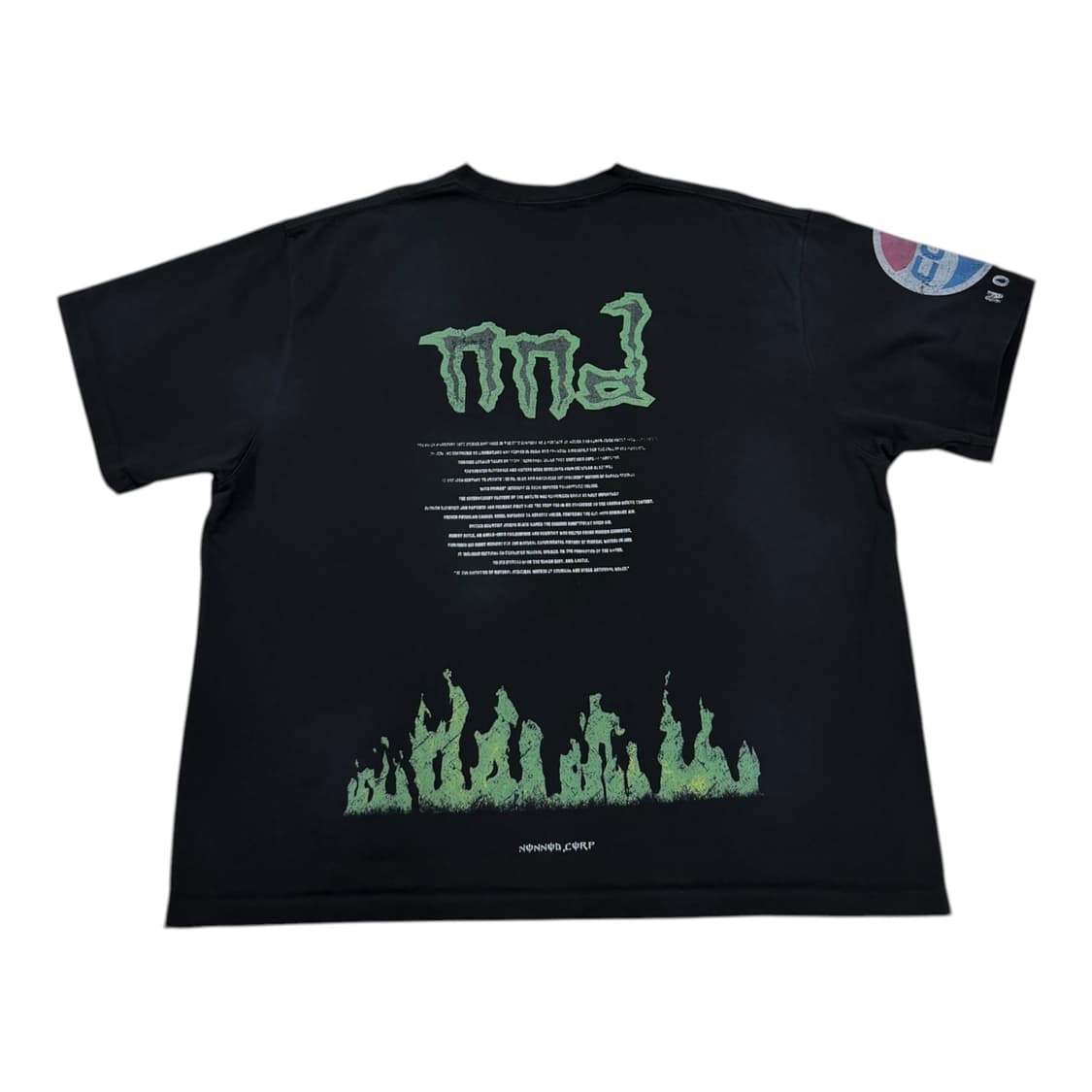 NONNOD 논노드 소프트 드링크 반팔티 워시드 블랙 2 상품이미지2