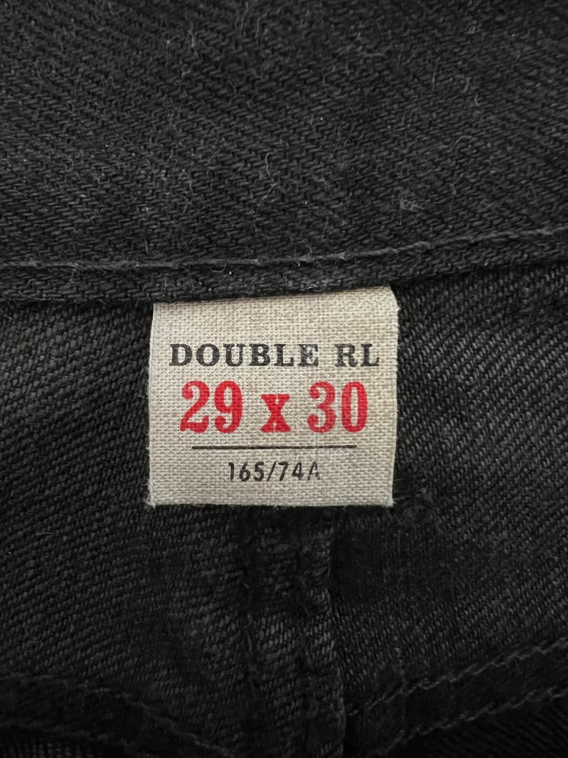 [29] RRL더블알엘 빈티지 5포켓 블랙온블랙 상품이미지5