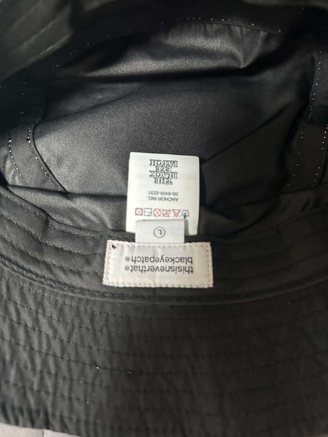 디스이즈네버댓X블랙아이패치 버킷햇 L 상품이미지3